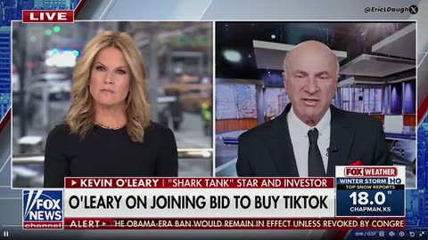 🚨 Kevin O'Leary thông báo: Ông đang chốt một thỏa thuận mua TikTok để ngăn chặn nó bị cấm ở Mỹ.