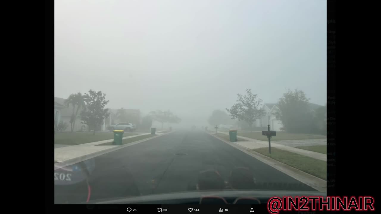 🚨#BREAKING! FLORIDA Residents TASTING METAL in the FOG! FULL BREAKDOWN and Added Images!