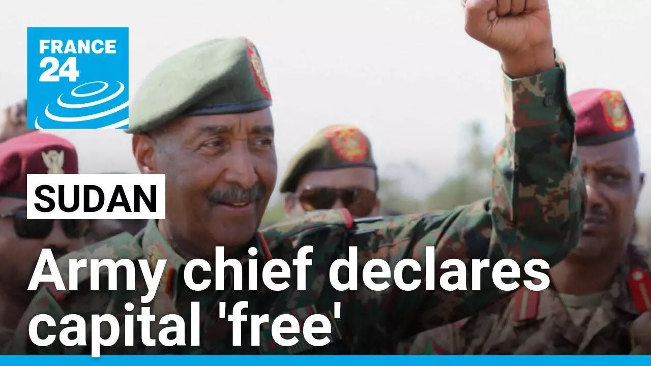 Sudan army chief declares capital 'free' from inside presidential palace