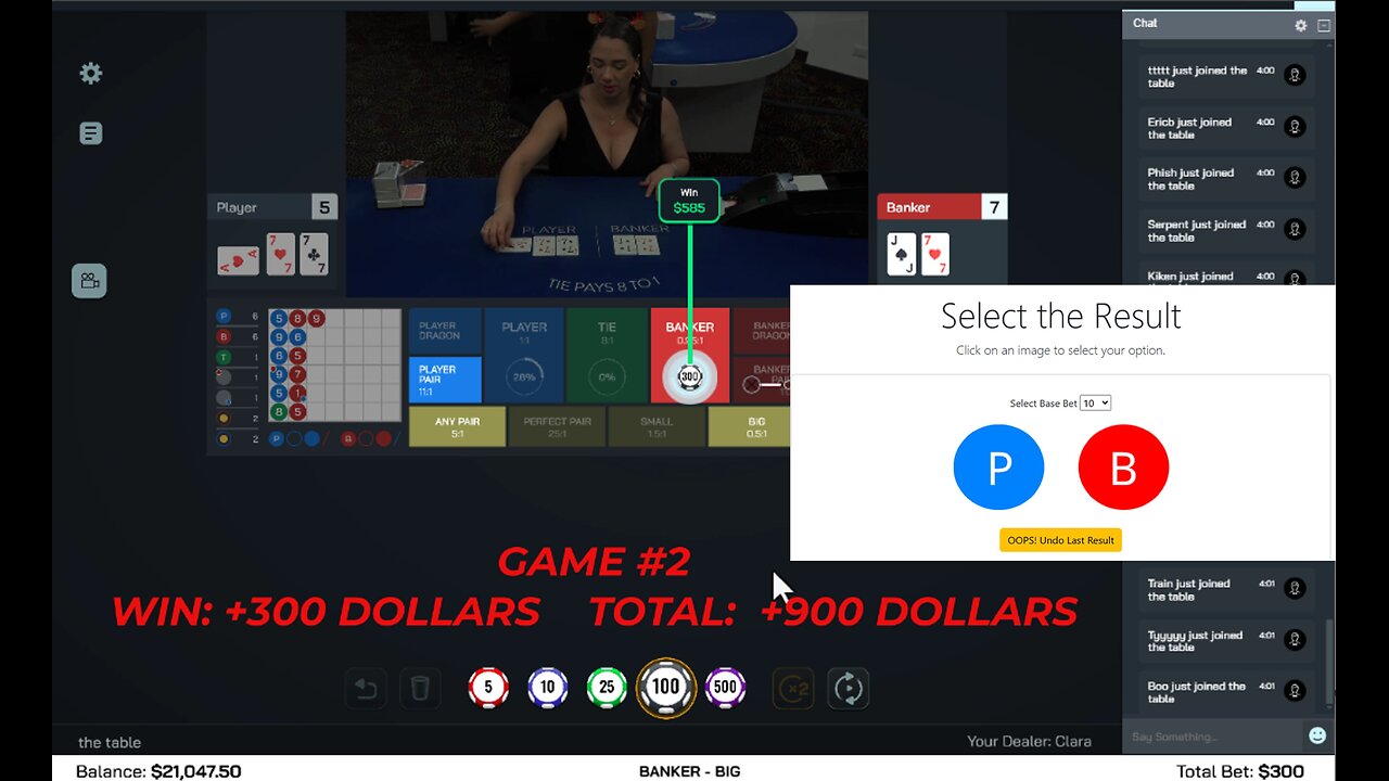 HOW WOULD YOU LIKE TO USE OUR BACCARAT SOFTWARE AND MAKE MONEY, YOU CAN KEEP ALL THE WINNINGS