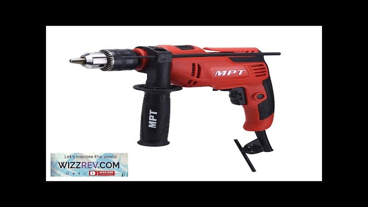 MPT Corded AC Electric Hammer 550W 13mm Chuck Impact Drill with Auxiliary Review