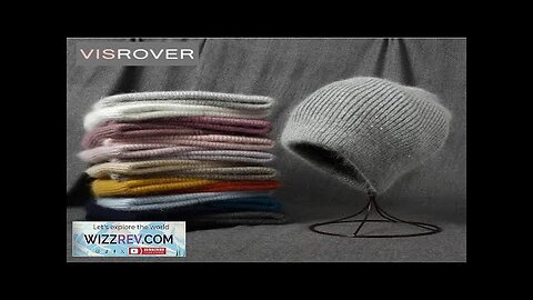 VISROVER Rabbit Cashmere unisex Woman Winter Hat With Lurex&Sequin Autumn Beanies Cashmere Review