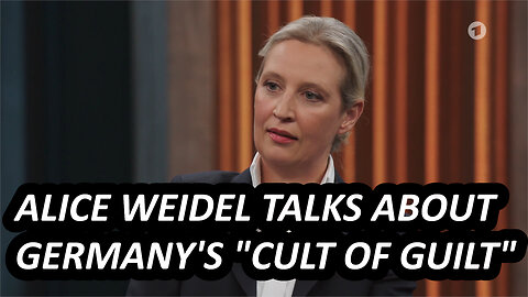 Alice Weidel talks about Germany's "cult of guilt" (English subtitles)