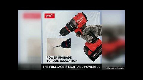 Milwaukee Battery Power Tool Repair team brushless cordless percussion drill using 18V Review