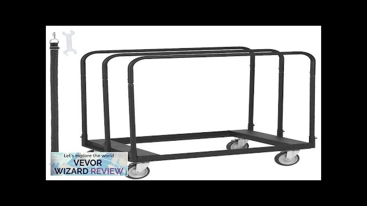 VEVOR Drywall Cart 1500 LBS Panel Dolly Cart with 36.02" x 24.02" Review