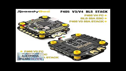 SpeedyBee F405 V3/V4 FC ESC Stack 3-6S Lipo Flight Control BLS 50A/55A Review