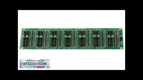 1R-9999999R Programmable Resistance Board Module 1/2W 1% Accuracy 1R Seven Decade Resistor Review