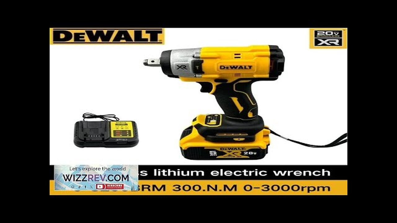 DeWalt Power Tool Electric Drill Cordless Impact Wrench 20V Electric With Lithium Review