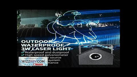 RGB Scanning Animation Laser Light Waterproof IP65 Laser Light Laser 3w RGB Review