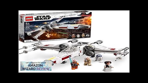 LEGO Star Wars Luke Skywalker's X-Wing Fighter 75301 Building Toy Set Review