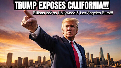 Trump Exposes California Liberal Leaders While The State Burns!!!