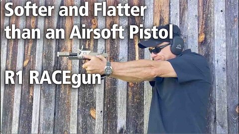 Does the R1 RACEgun have less recoil than an AirSoft pistol?