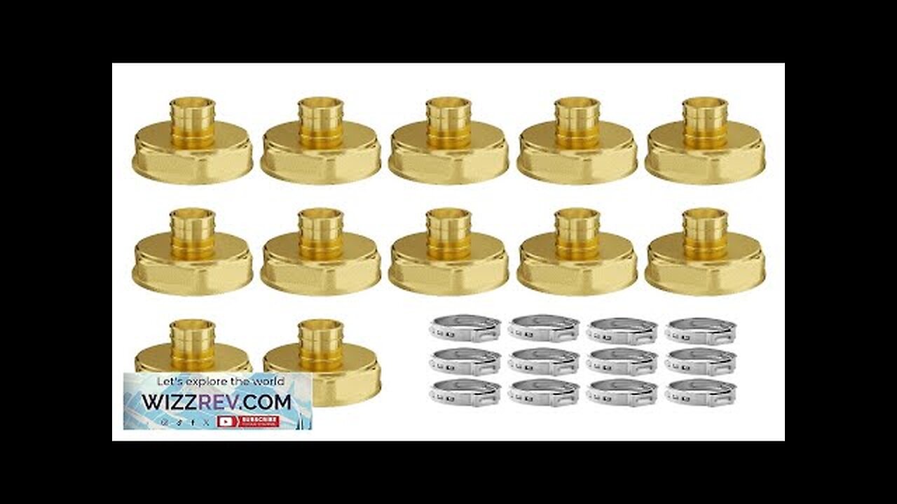 VEVOR Pipe Fittings 3/4" 12PCS Brass Clamp-style 3/4 NPT for Air System Review