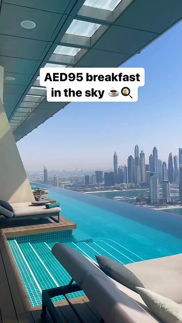 Breakfast in the sky #Dubai
