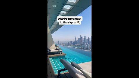 Breakfast in the sky #Dubai