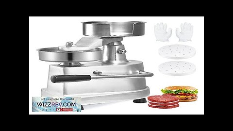 VEVOR Commercial Burger Patty Maker 130mm/5inch Hamburger Beef Patty Maker Heavy Duty Review