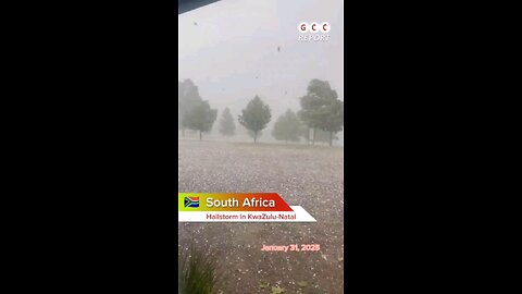 #SouthAfrica #KwaZuluNatal #Thunderstorm #Hail #Storm #climate #destruction #anomaly