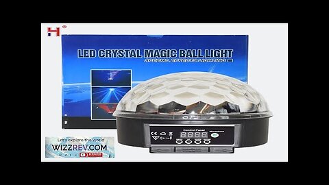 HongYi LED Disco Ball DMX Crystal Magic Ball Stage Lighting Effect DJ Review