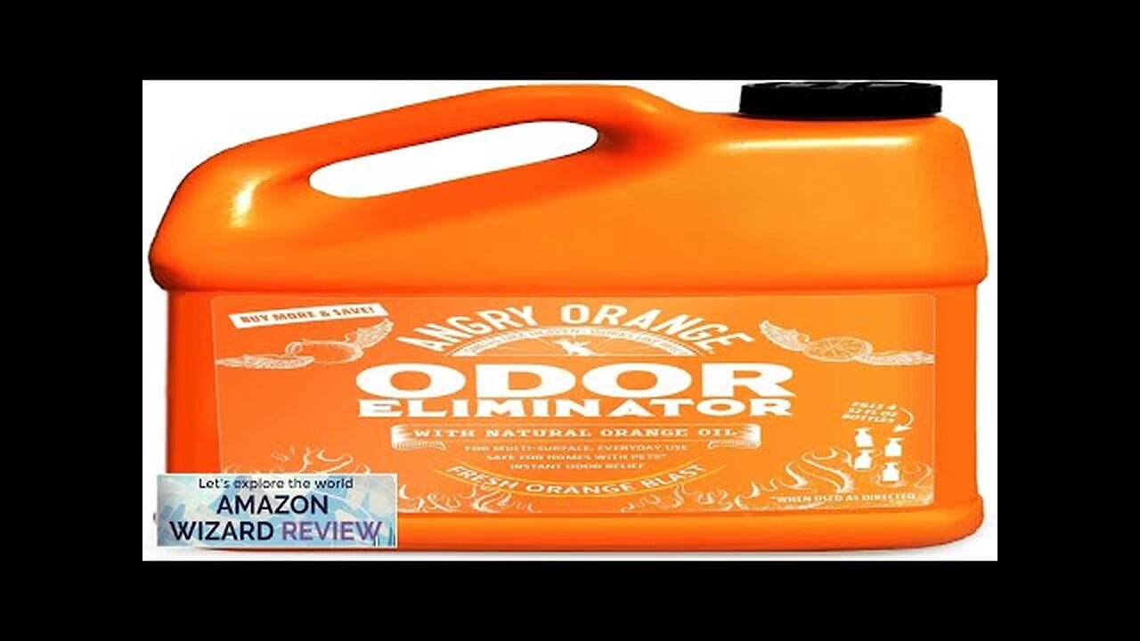 ANGRY ORANGE Pet Odor Eliminator for Strong Odor Citrus Deodorizer Review