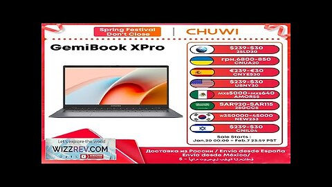 CHUWI GemiBook XPro Intel N100 Laptop 8GB RAM 256GB SSD 14.1-inch UHD Review