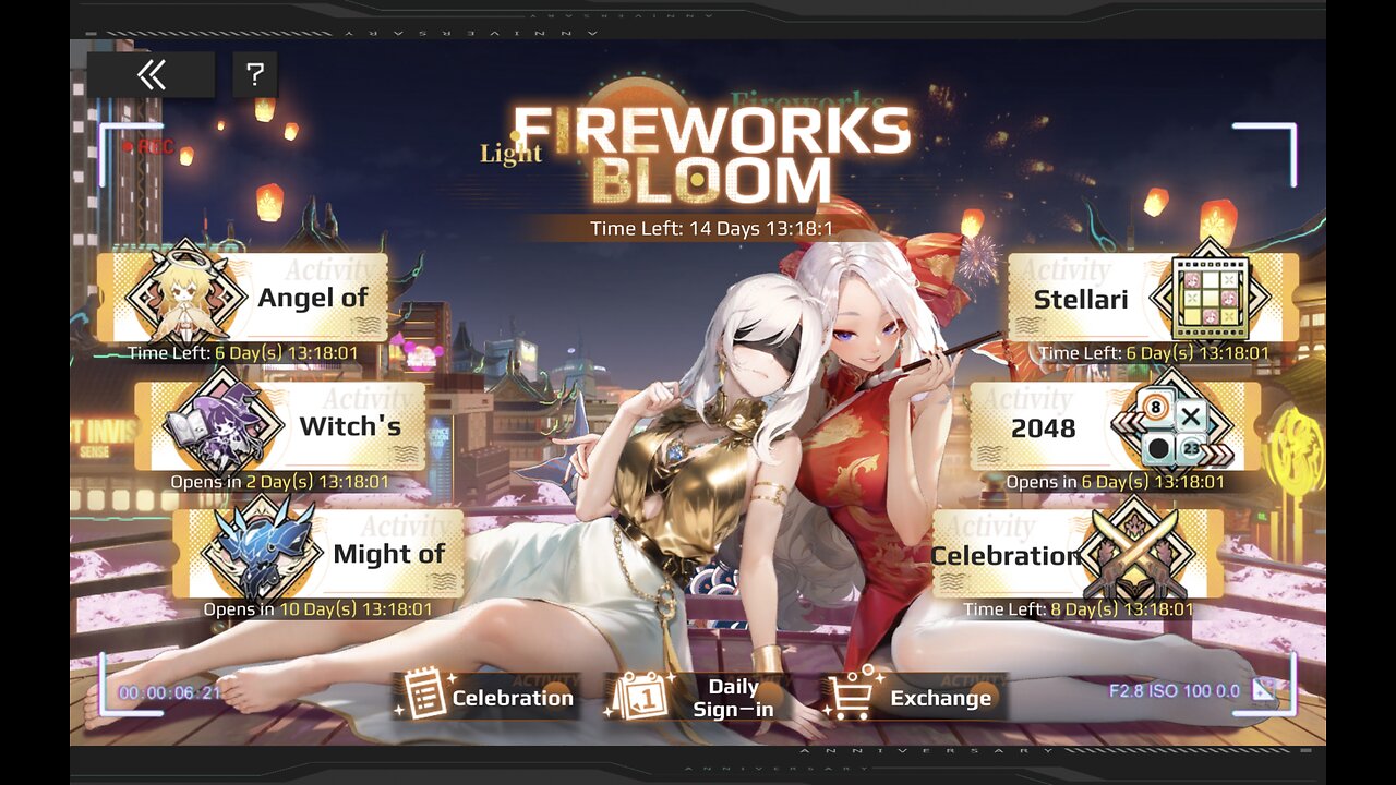 ScarletGirls Fireworks Bloom Event Challenge 6 Clear Lineup