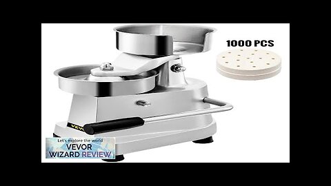 VEVOR Commercial Hamburger Patty Maker 100mm/4inch Stainless Steel Burger Press Heavy Duty Review