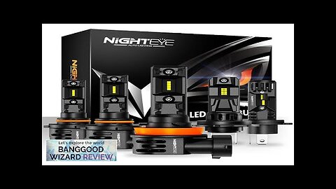 NightEye Auto Lighting A315-S7 A Pair 20000LM 6500K LED Car Headlight Bulbs Review