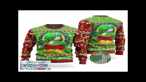 Super Mario Yoshi Cute Ugly Xmas Sweatshirt Review