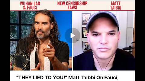 THEY LIED TO YOU!” Matt Taibbi On Fauci, RFK Jr & New Censorship Laws