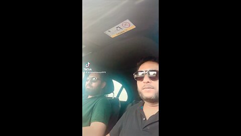 Friends on long drive