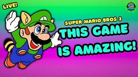 THE MOST ICONIC GAME EVER! - THE IMPOSSIBLE Super Mario Bros 3 (LUIGI) #live #supermariobros3