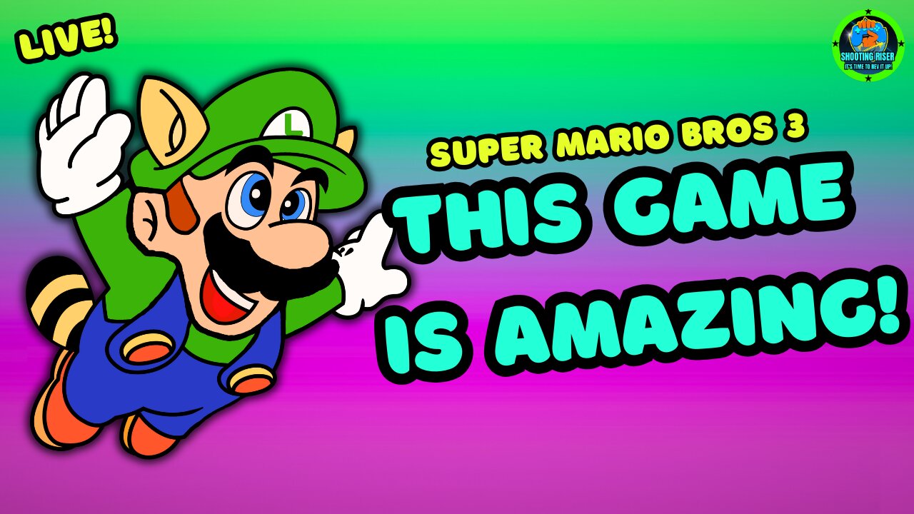 THE MOST ICONIC GAME EVER! - THE IMPOSSIBLE Super Mario Bros 3 (LUIGI) #live #supermariobros3