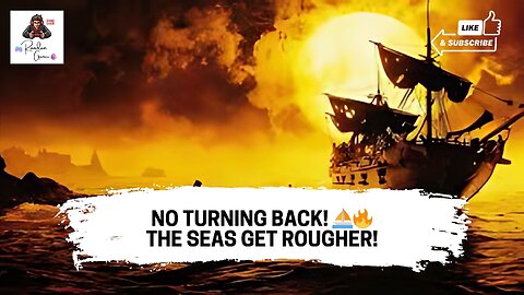 No Turning Back! ⛵🔥The Seas Get Rougher! #piratesofthecaribbean #jacksparrow #like #share #subscribe