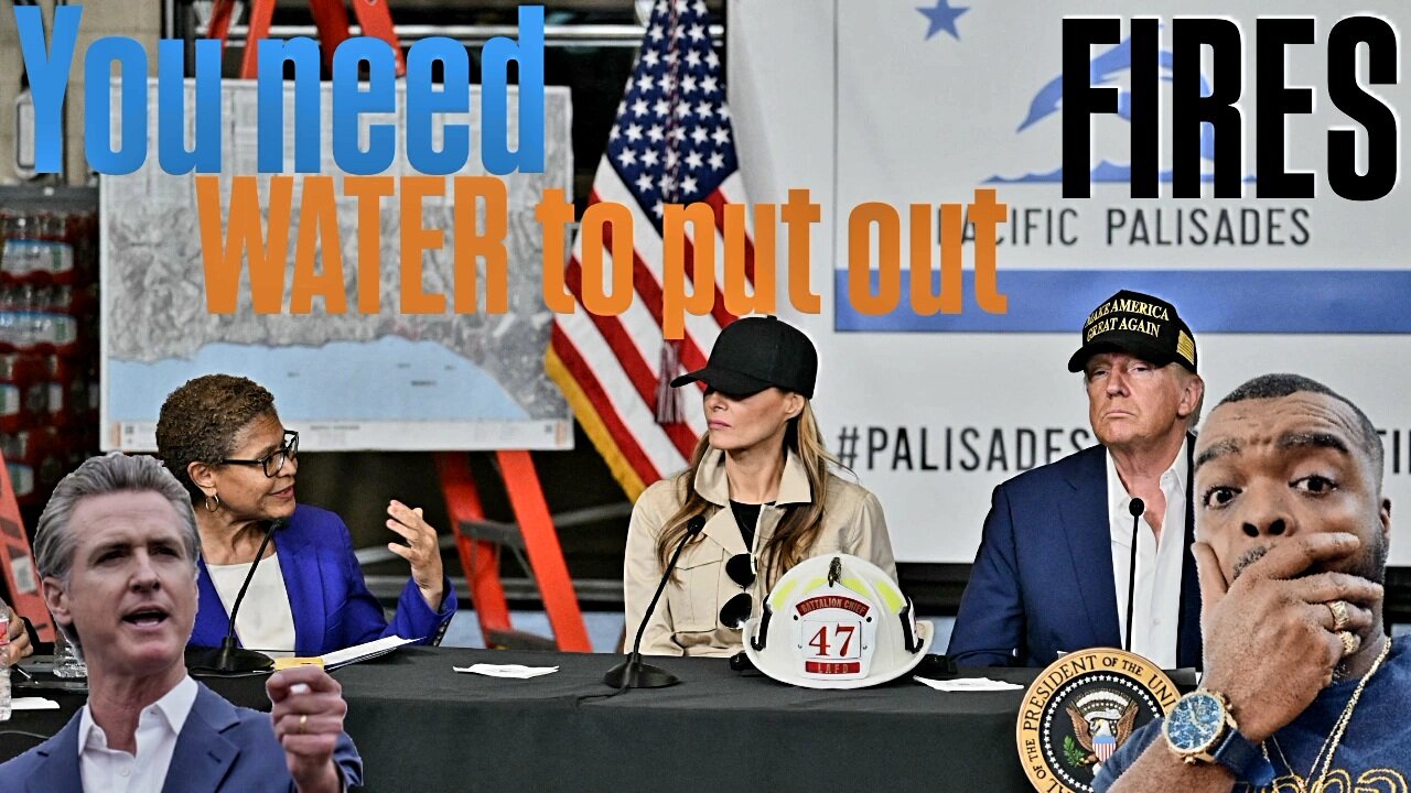 President Trumps interview with GOV Newsom then he Spars with Mayor Bass over wildfires in L.A.