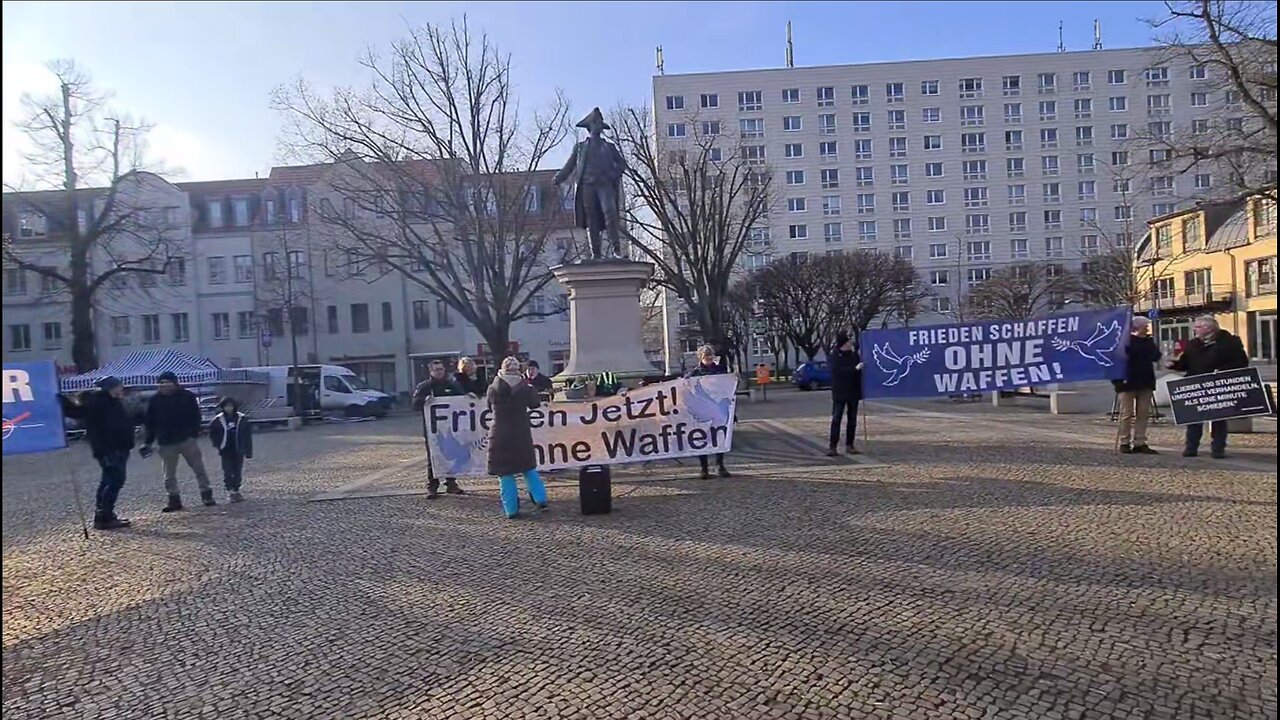 08.02.2025 - 🕊 Friedensmahnwache 🕊 in Friedrichshagen - Berlin