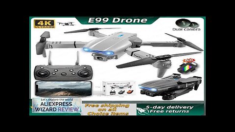 New MINI E99Pro RC Drone 4K Professinal With Wide Angle Dual HD Review