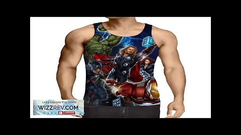 Marvel The Avengers Main Characters Flying Swag Tank Top Review