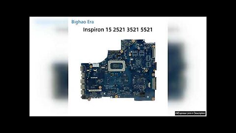 LA-9101P LA-9104P For Dell Inspiron 15 3521 2521 5521 Laptop Motherboard Review