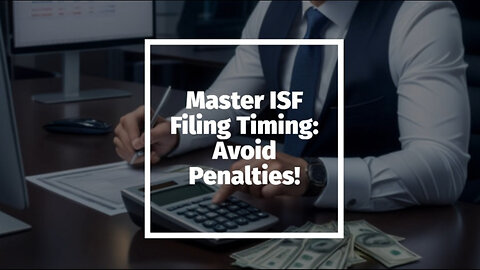 Mastering the Art of Timing: Ensuring a Smooth and Timely ISF Filing Process