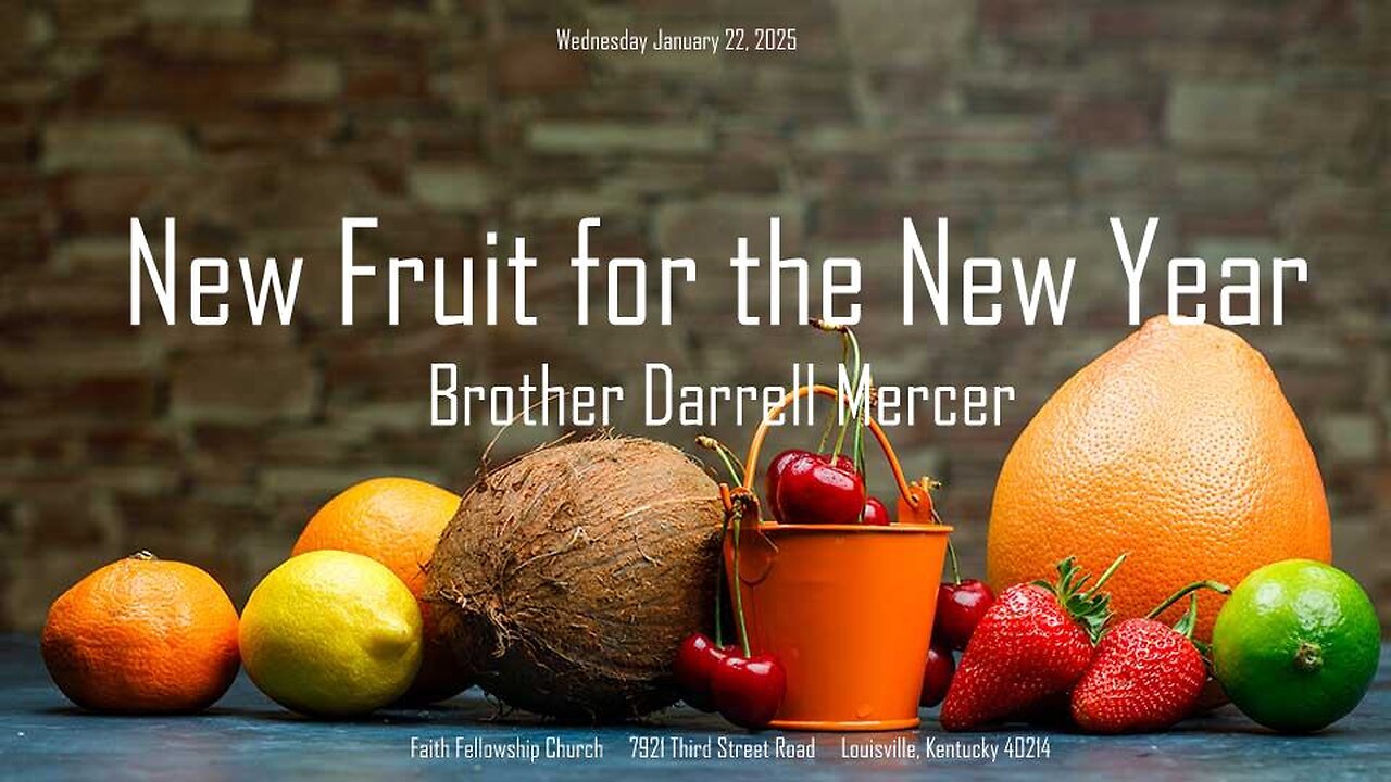 New Fruit for the New Year