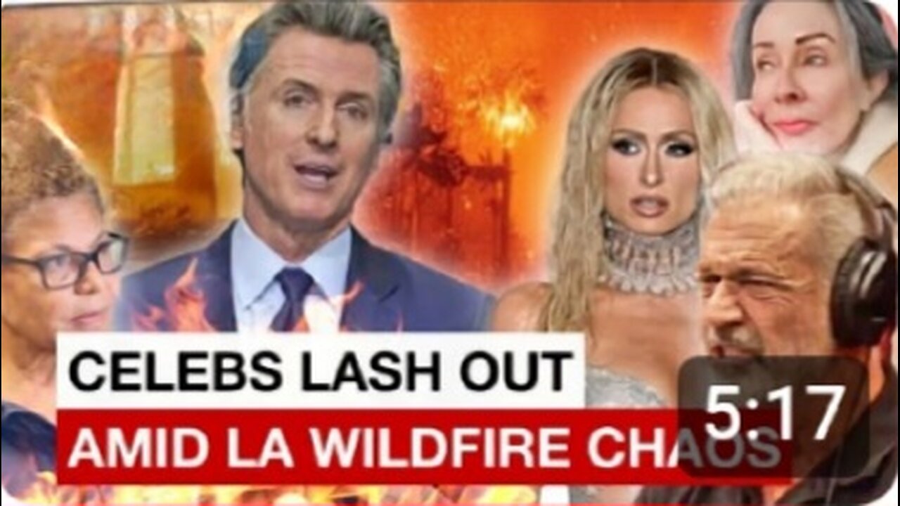 Celebrities turn on Los Angeles politicians as homes burn