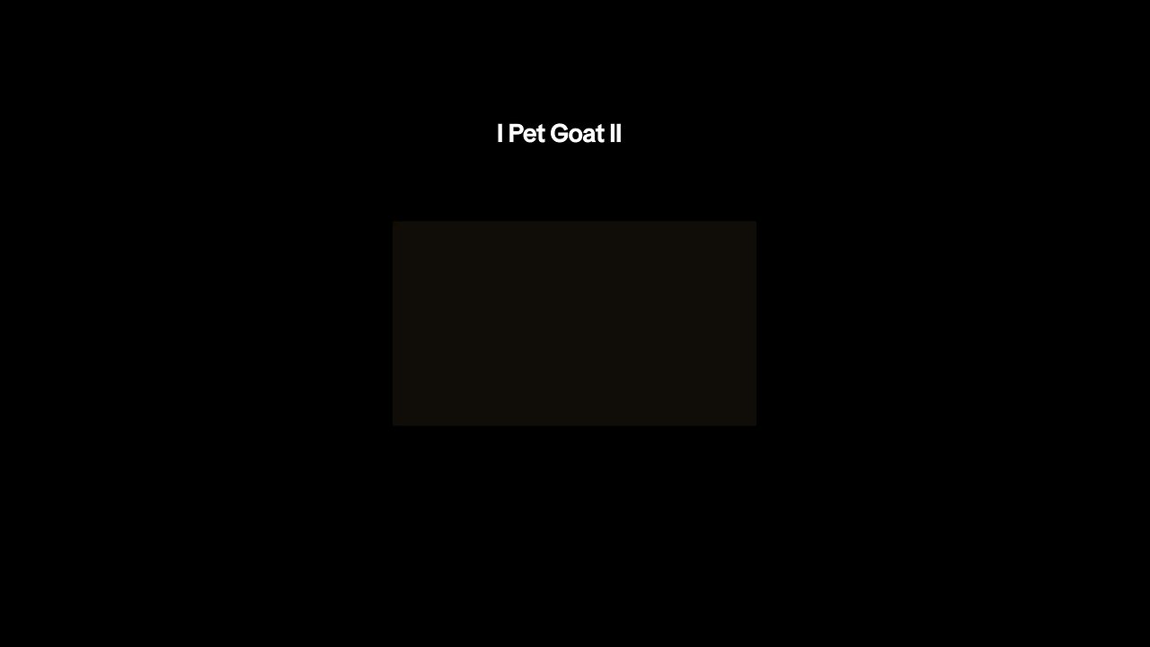 I Pet Goat II by Heliofant
