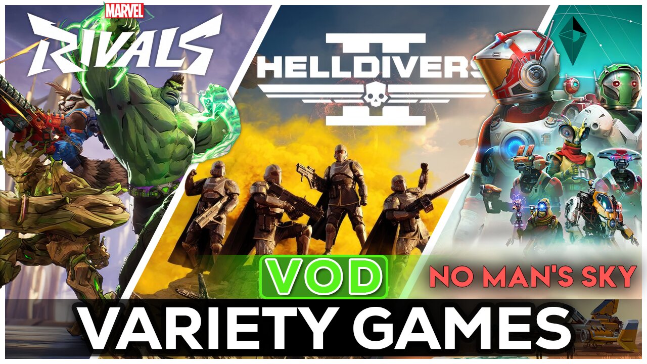 🟢VOD IN 1440p! - Gaming with @SoundBoardLord! Marvel Rivals, Helldivers 2, Then what? - Come Hang Out!