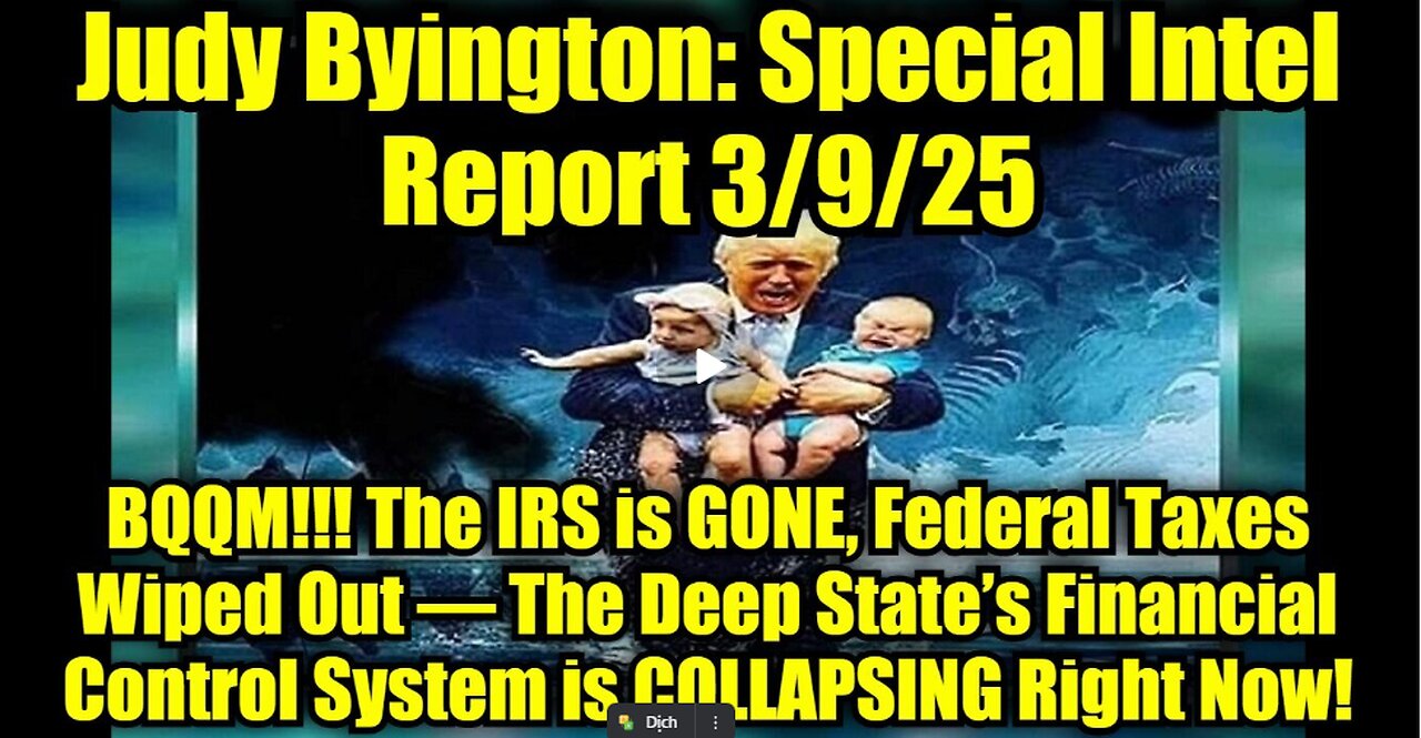 Judy Byington: Special Intel Report 3/9/25: BQQM!!!