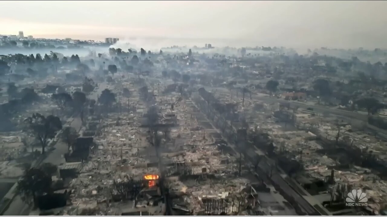 How the wildfires engulfed the Los Angeles area