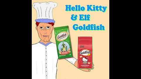 Hello Kitty + Elf Goldfish Snack