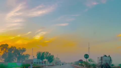 Sunset Driving Music #maxrecords #larkana #sindh