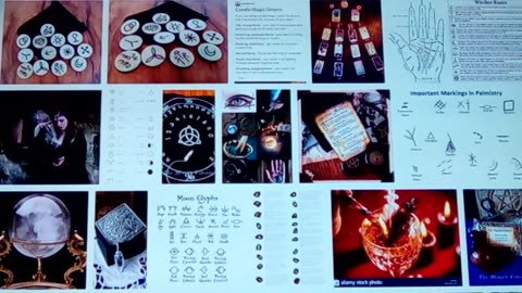 Witches - wizards warlocks and ancient diviners of knowledge and Healers and medicine women