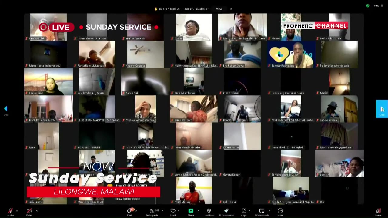 Sunday Service LIVE - ECG - The Jesus Nation Church PROPHET SHEPHERD BUSHIRI 26.01.2025 [evening]