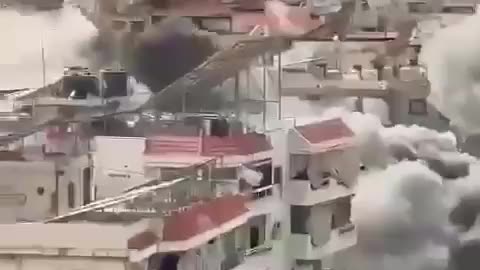 Additional footage shows the Israeli strike in Beirut a short while ago.